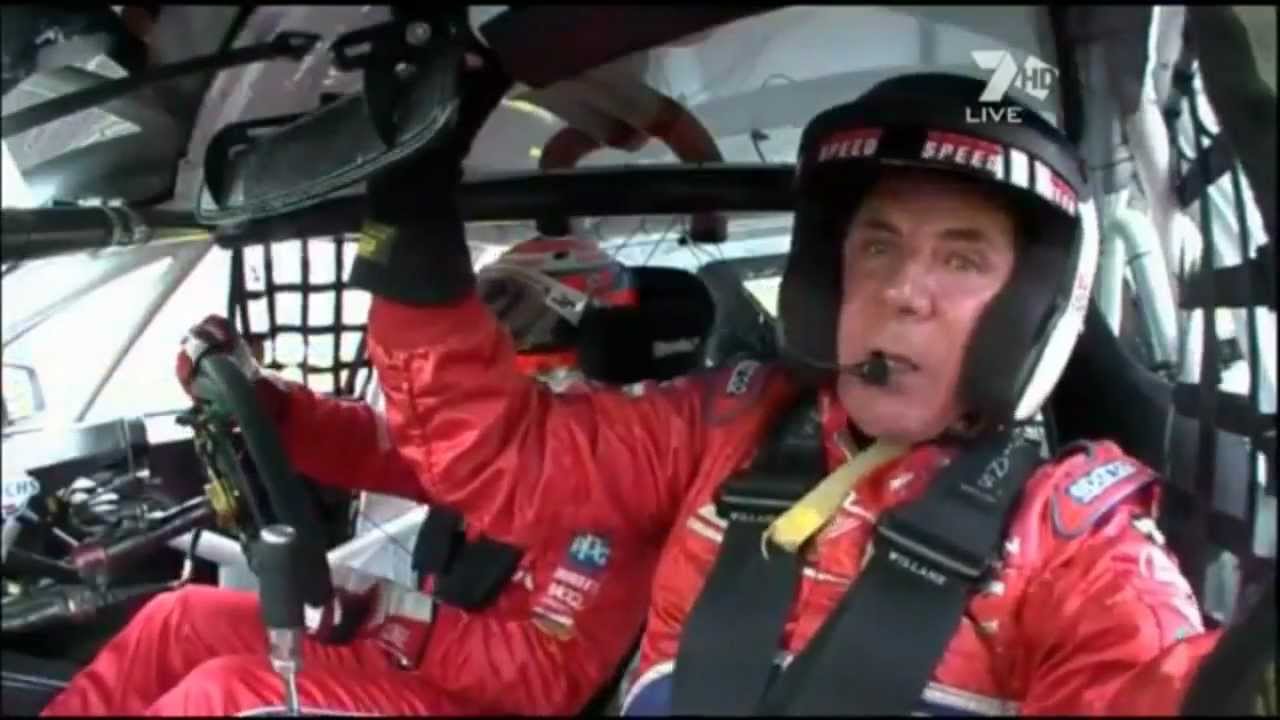 WatchingDarrell Waltrip Lose His Mind While Riding Shotgun Around Mount Panomara In Bathurst Australia Is Awesome!