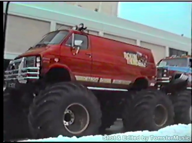 Behind The Scenes Video: This 1980s Look At The Work Of Monster Truck Crews Outside An Arena Is Cool